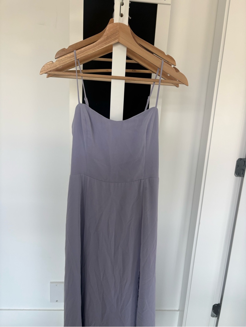 Wilfred Lavender Spaghetti-Strap Maxi Dress